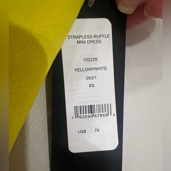 New! Bebe strapless mini dress - Picture 4 of 7